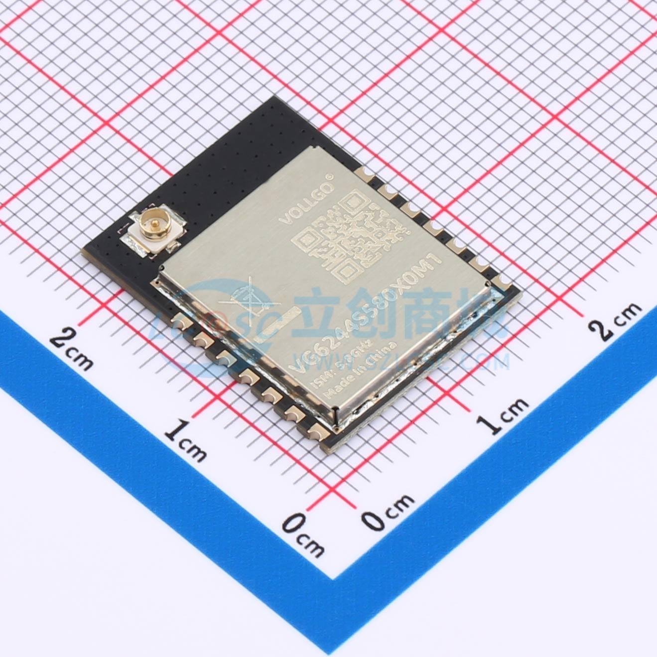 Module RF VG6244S580X0M1-IPEX Vollgo SMD 22x16.7mm 5.8GHz - Techcore Việt Nam