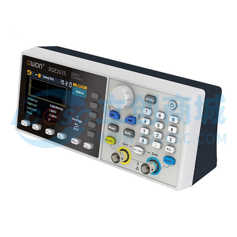 Máy phát tín hiệu DGE2035 OWON 14bit 125MSa/s Hai kênh - Techcore Việt Nam