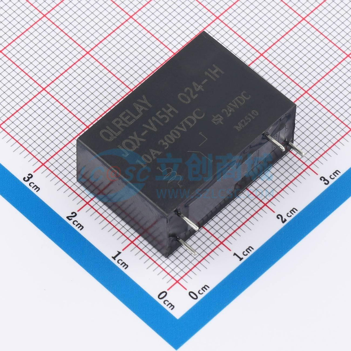 Rơ-le điện tử JQX-V15H 024-1H QLRELAY 24V THT,29x12.7mm - Techcore Việt Nam