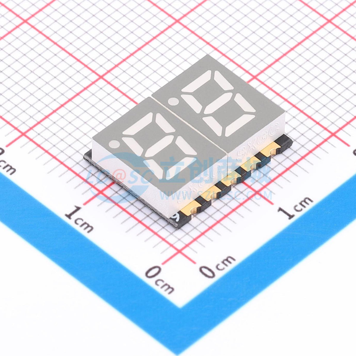 LED 7 đoạn GS2825CR-G Guangcai Display SMD - Techcore Việt Nam