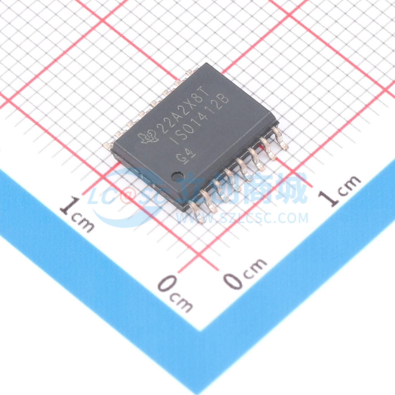 IC Thu Phát RS485/RS422 Cách Ly ISO1412BDWR TI SOIC-16-300mil 500Kbps - Techcore Việt Nam