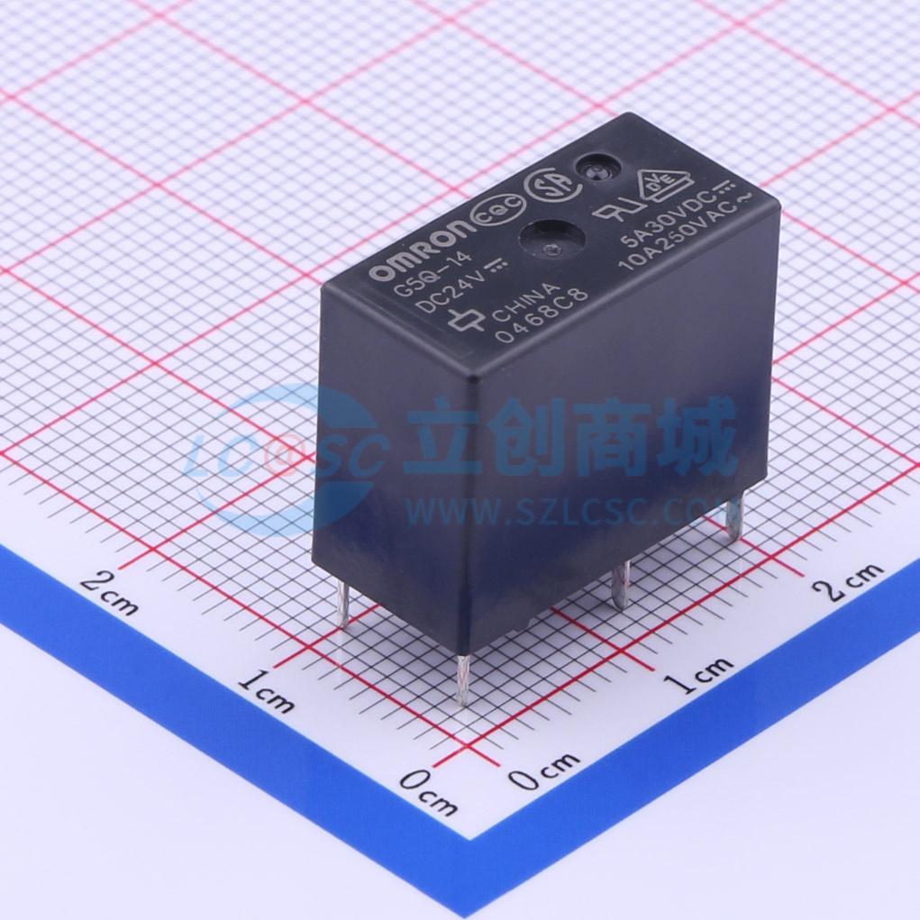 Relay Công Suất G5Q-14 DC24 OMRON Xuyên lỗ,20x10mm 24V - Techcore Việt Nam