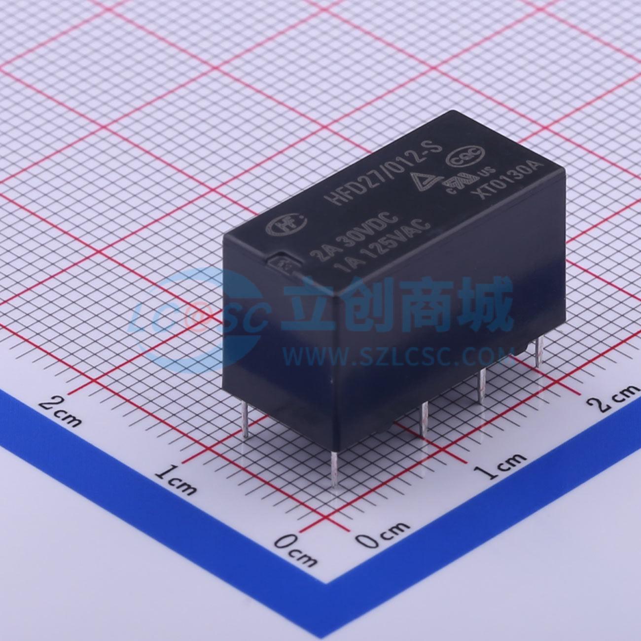 Rơ-le tín hiệu HFD27/012-S HF 12V DIP,20.2x10.2mm - Techcore Việt Nam