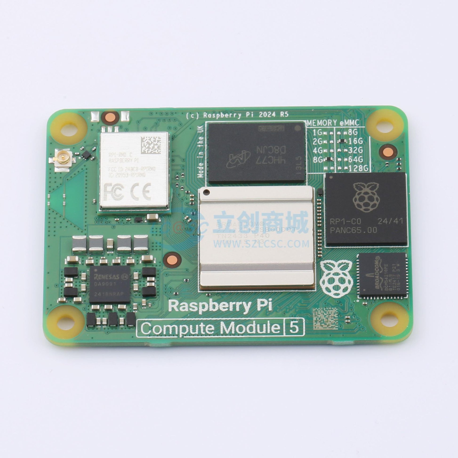 Bo mạch phát triển và công cụ phát triển CM5108016 (Compute Module CM5, 8GB RAM/16GB eMMC, Wireless) Không xác định - Techcore Việt Nam