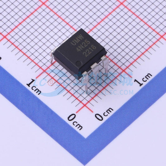 Optocoupler transistor 4N25 UMW DIP-6 1.24V - Techcore Việt Nam