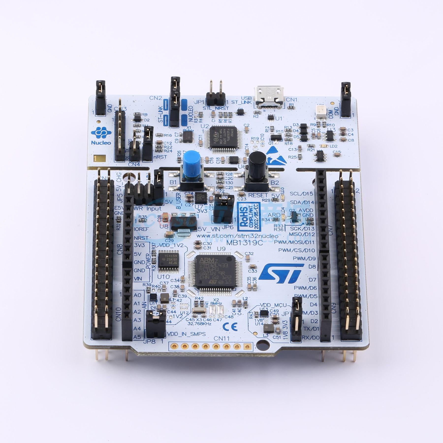 Bo mạch phát triển NUCLEO-L433RC-P ST - Techcore Việt Nam