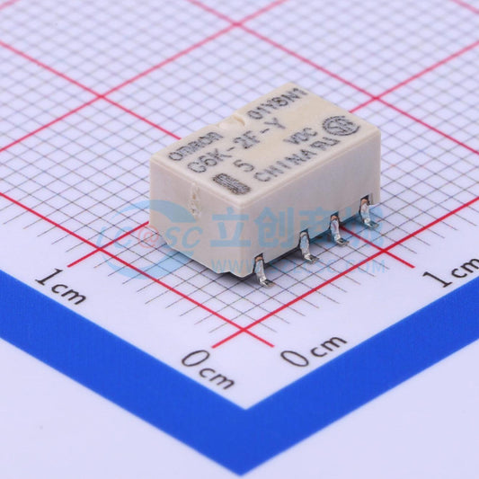 Relay Tín Hiệu G6K-2F-Y-TR DC5 OMRON SMD,10x6.5mm 5V - Techcore Việt Nam