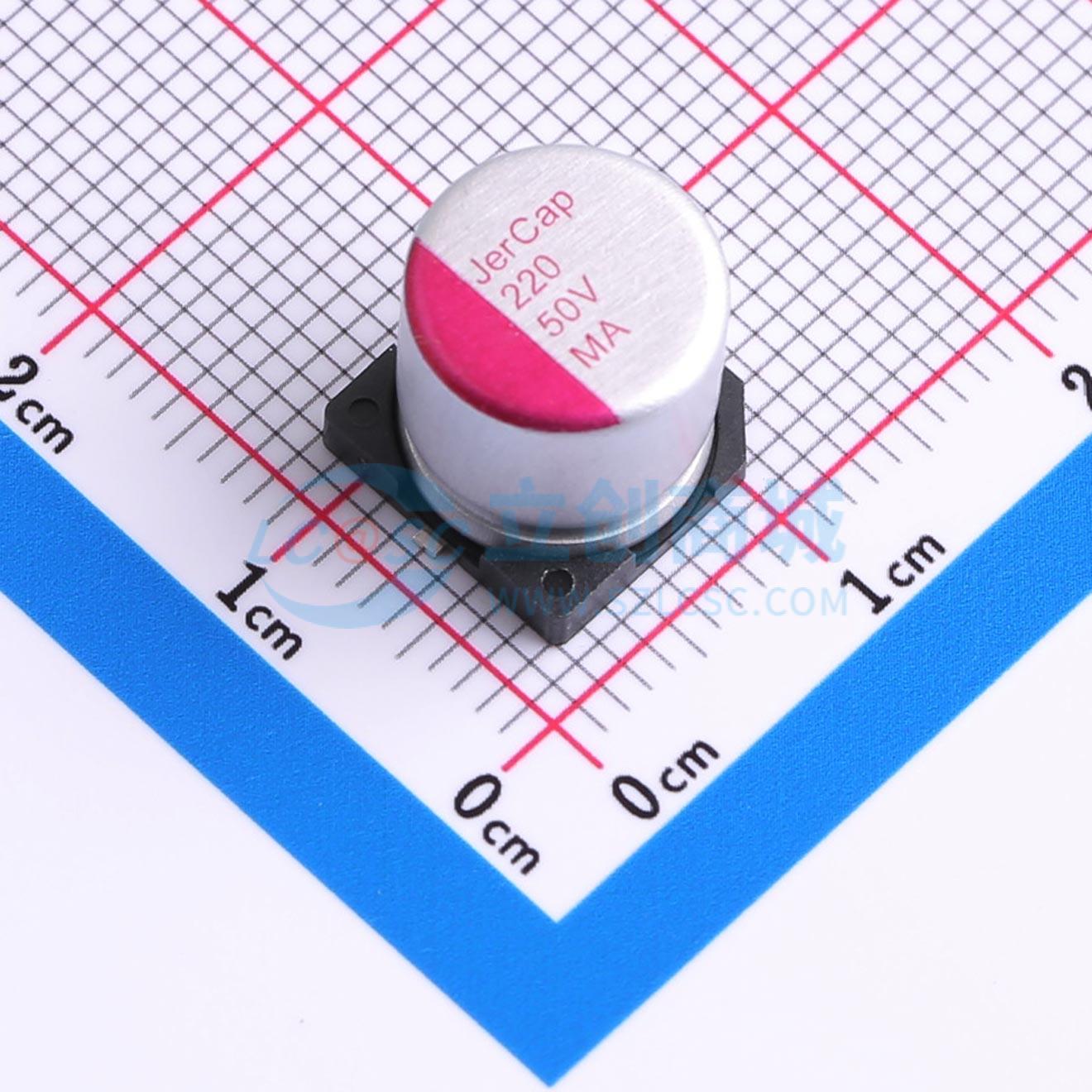 Linh kiện điện tử MA50V220M10x10 JIERR SMD,D10xL10mm - Techcore Việt Nam