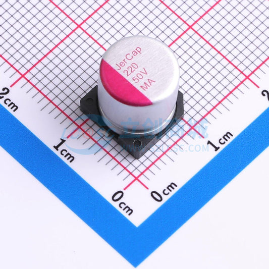 Linh kiện điện tử MA50V220M10x10 JIERR SMD,D10xL10mm - Techcore Việt Nam