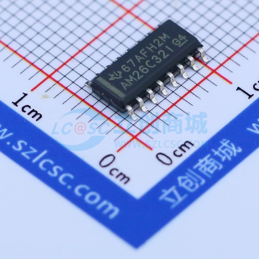 IC giao tiếp RS-485/RS-422 AM26C32IDR Texas Instruments SOIC-16 - Techcore Việt Nam