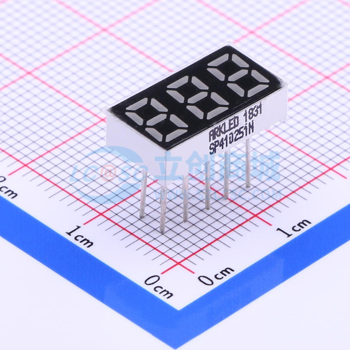 LED 7 đoạn SP410251N/21 ARKLED Anode chung - Techcore Việt Nam