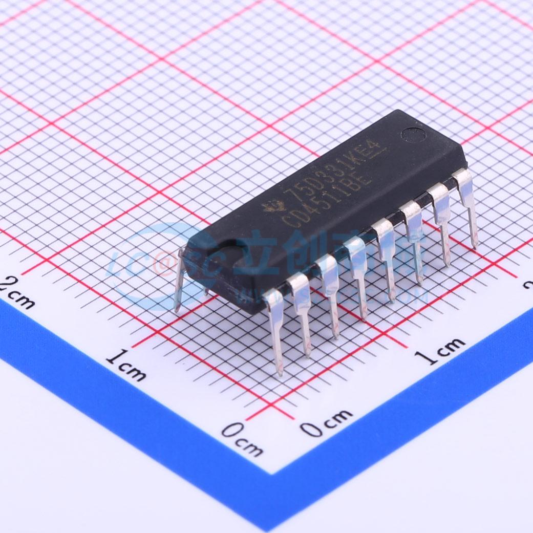 IC điều khiển LED 7 đoạn CD4511BE TI DIP-16 1V - Techcore Việt Nam