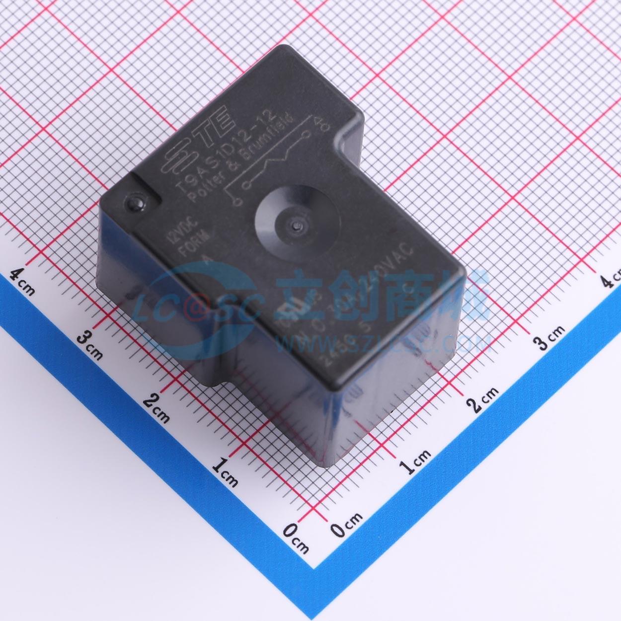 Rơ-le công suất T9AS1D12-12 TE Connectivity 12V THT,32.5x27.4mm - Techcore Việt Nam