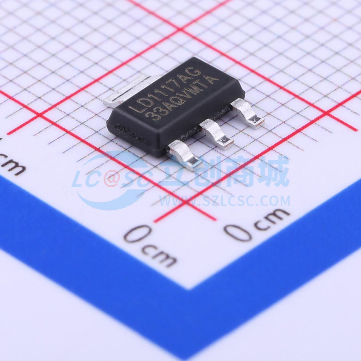 IC ổn áp tuyến tính LDO LD1117AG-33-AA3-A-R UTC SOT-223-4 - Techcore Việt Nam