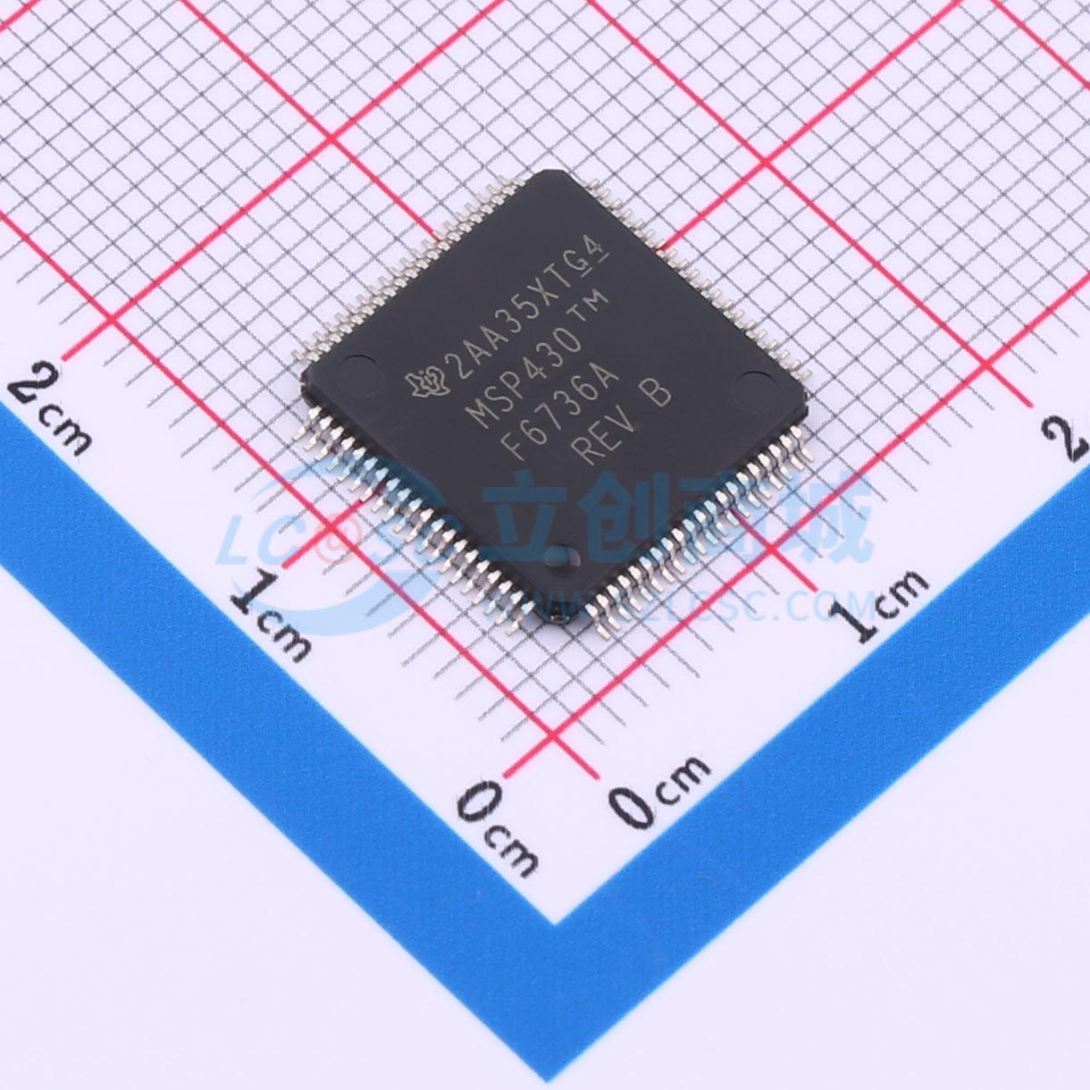 Vi điều khiển MCU MSP430F6736AIPNR Texas Instruments LQFP-80(12x12) - Techcore Việt Nam