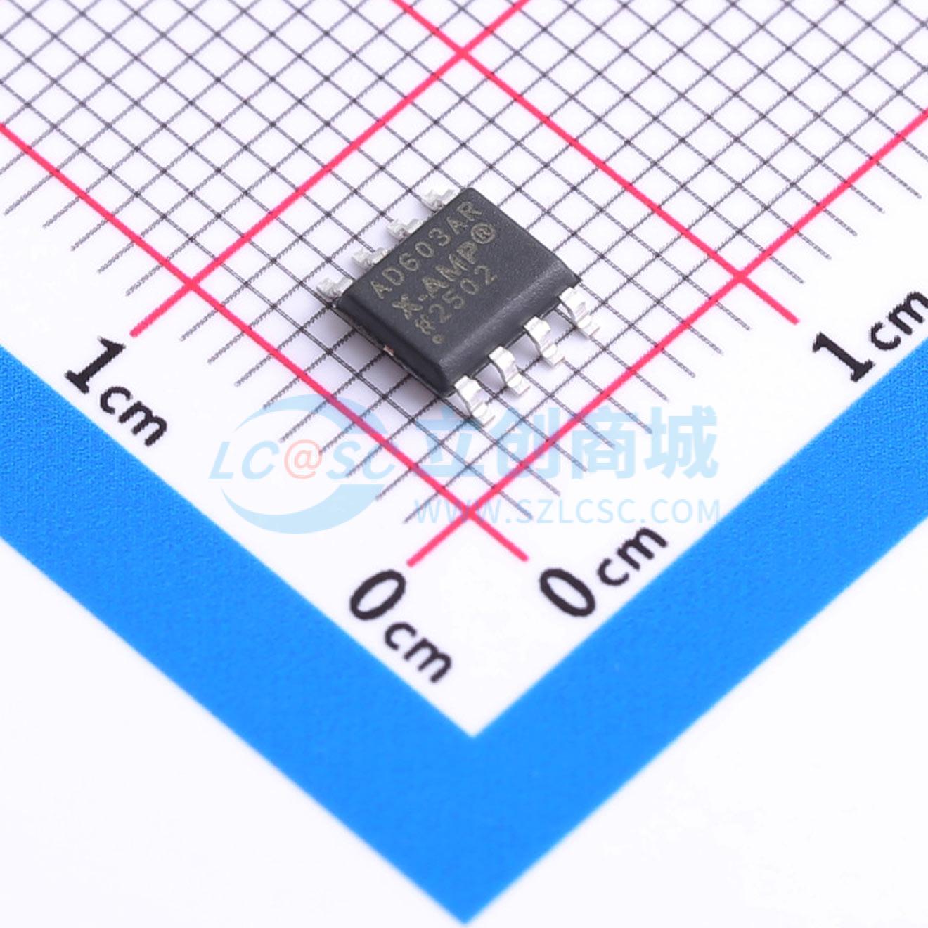 IC Khuếch Đại Hệ Số Khuếch Đại Lập Trình AD603ARZ-REEL7 Analog Devices SOIC-8 1 kênh 90 MHz - Techcore Việt Nam