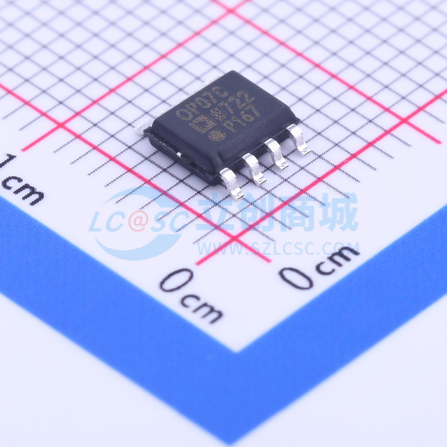 IC Khuếch Đại Thuật Toán Chính Xác OP07CSZ-REEL7 Analog Devices SOIC-8 1 kênh -18–-3 V - Techcore Việt Nam