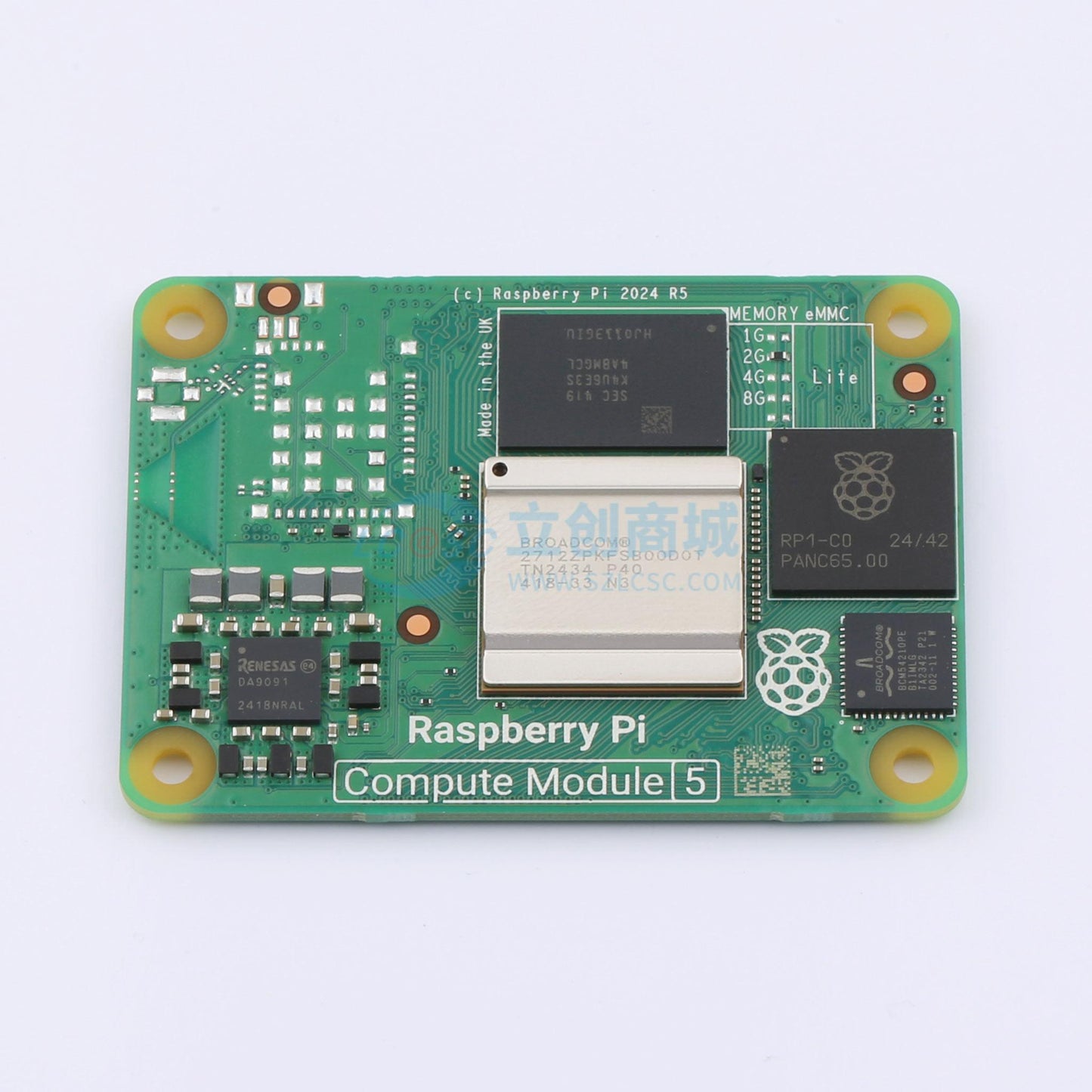 Bo mạch phát triển và công cụ phát triển CM5002000 (Compute Module CM5, 2GB RAM/0GB eMMC, Non-Wireless) Raspberry Pi - Techcore Việt Nam