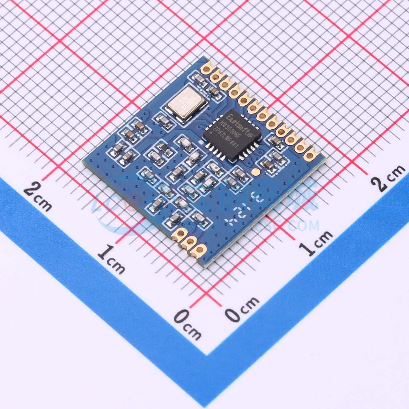 Module RF HW3000TR4-GC Silicontra SMD 16.7x16.5mm HW3000433MHzSPI - Techcore Việt Nam