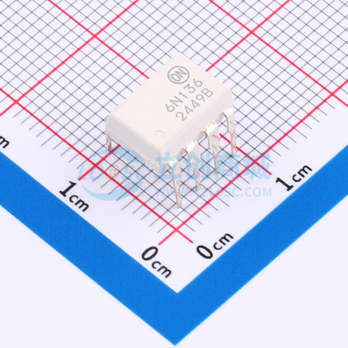 Optocoupler logic 6N136M onsemi DIP-8 - Techcore Việt Nam