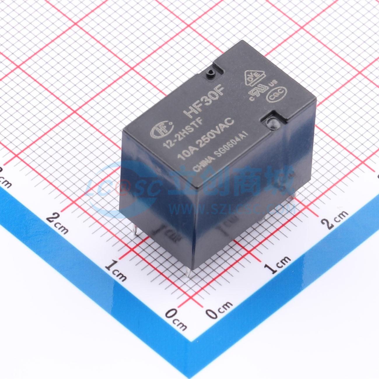Rơ-le điện tử HF30F/12-2HSTF HF 12V - Techcore Việt Nam