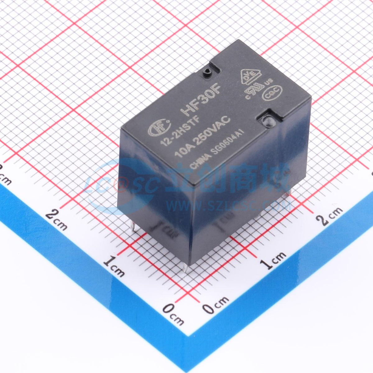 Rơ-le điện tử HF30F/12-2HSTF HF 12V - Techcore Việt Nam