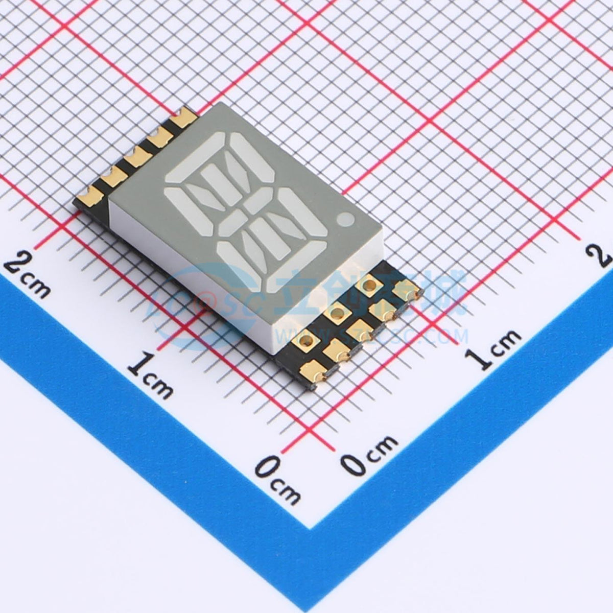 LED 7 đoạn GS4011CB-G Guangcai Display SMD,19x9.3mm Cathode chung - Techcore Việt Nam