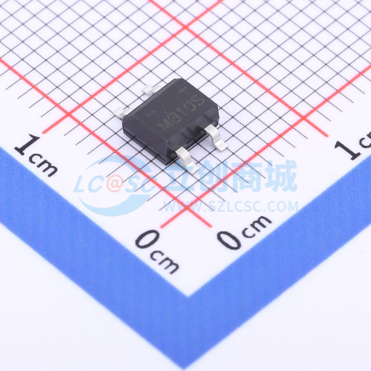 Cầu chỉnh lưu MB10S HKT 1.1V@0.8A - Techcore Việt Nam