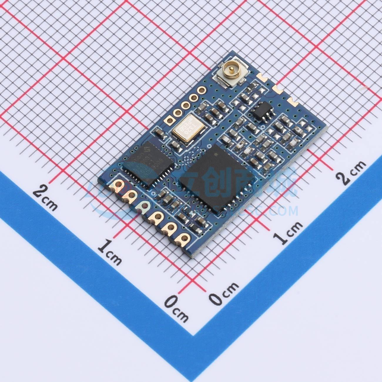 Module RF GC433-TC018 Silicontra SMD 21.5x13mm 433MHz - Techcore Việt Nam