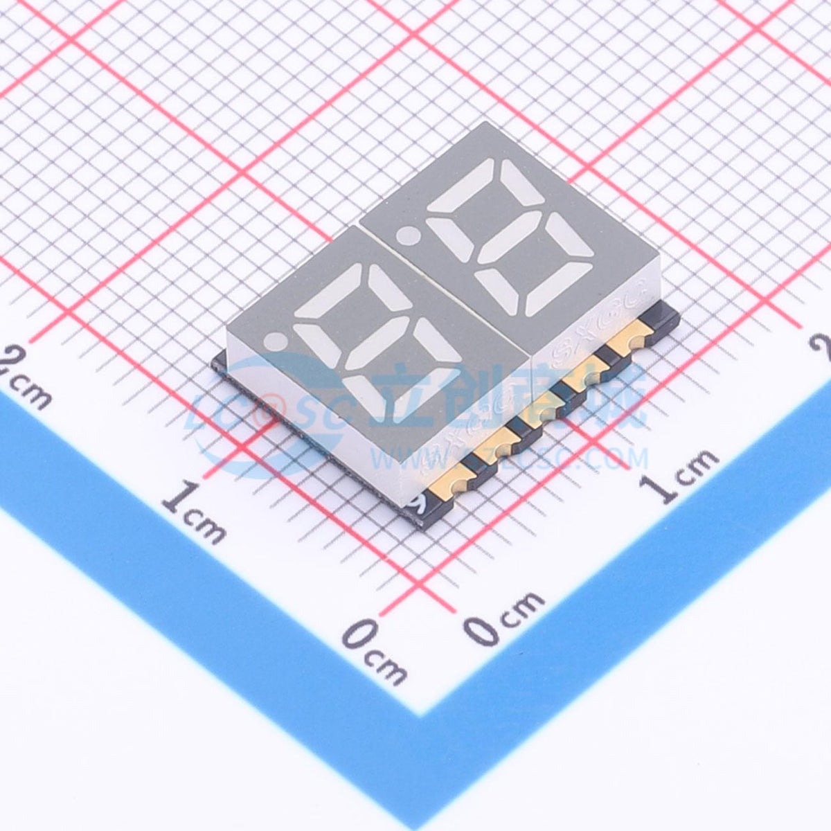 LED 7 đoạn GS2825AB-G Guangcai Display SMD - Techcore Việt Nam