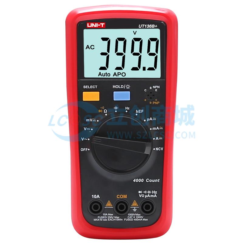 Đồng hồ vạn năng UT136B+ UNI-T NCV Kiểm tra diode Dùng Cho Đo Kiểm Điện Tử - Techcore Việt Nam