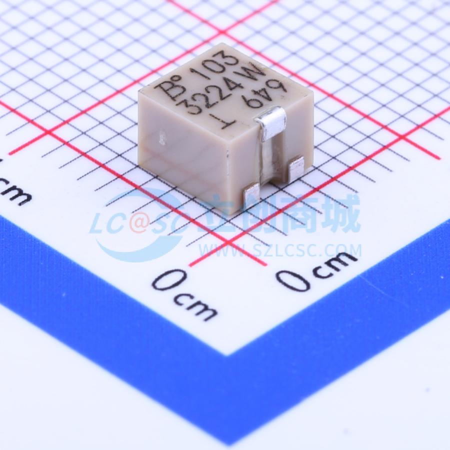 Biến Trở 3224W-1-103E BOURNS SMD-3P 4.8×3.5mm 10kΩ ±10% 250mW - Techcore Việt Nam