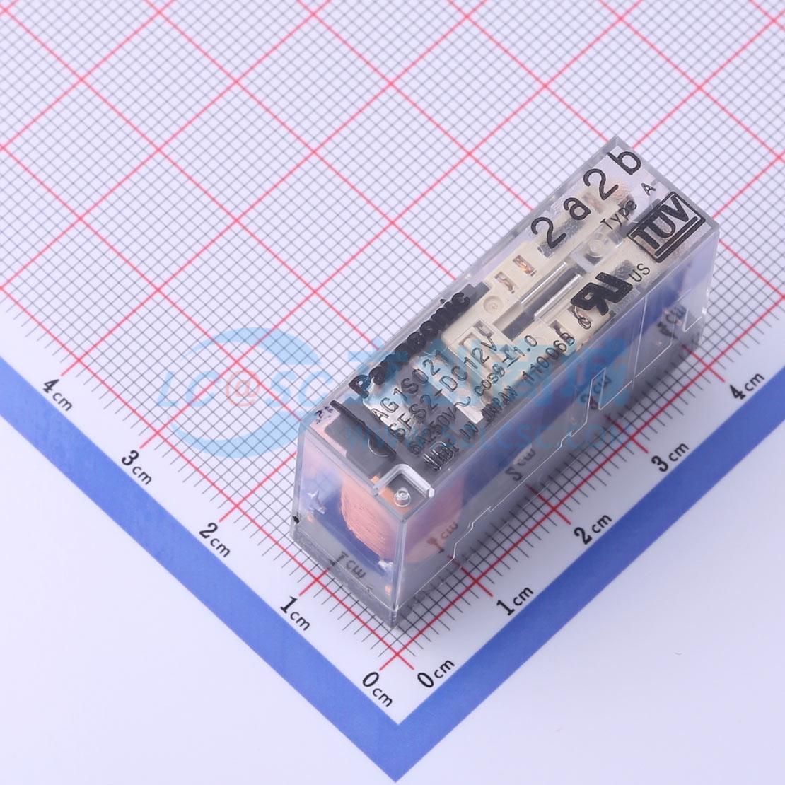 Rơ-le công suất SFS2-DC12V PANASONIC 12V THT,53.3x25mm - Techcore Việt Nam