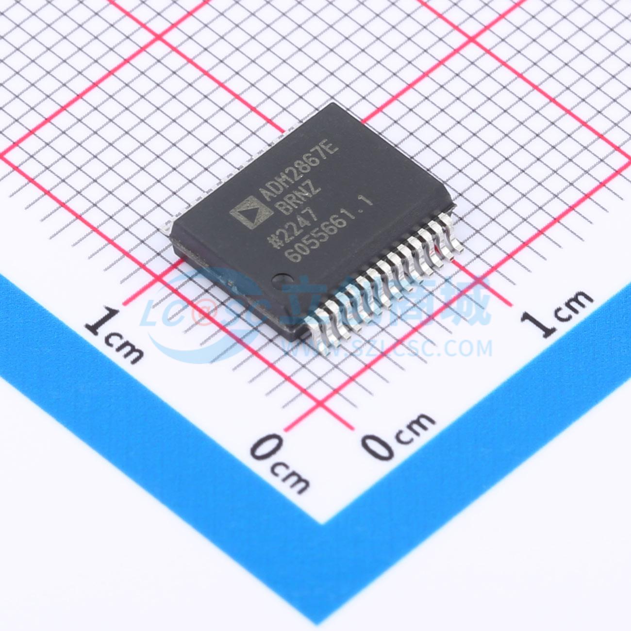 IC Thu Phát RS485/RS422 Cách Ly Tích Hợp Nguồn ADM2867EBRNZ-RL7 ADI BSSOP-28-300mil - Techcore Việt Nam