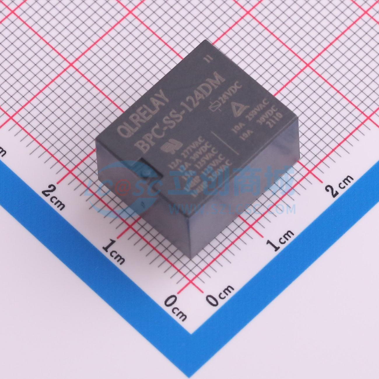 Rơ-le công suất BPC-SS-124DM QLRELAY 24V THT,18.4x15.2mm - Techcore Việt Nam
