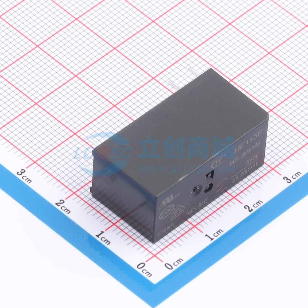Rơ-le điện tử HF115F/005-2HS4AF HF 5V DIP,12.7x29mm - Techcore Việt Nam