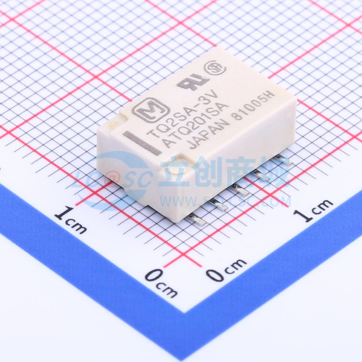 Rơ-le điện tử TQ2SA-3V-Z PANASONIC 3V SMD,14x9mm - Techcore Việt Nam