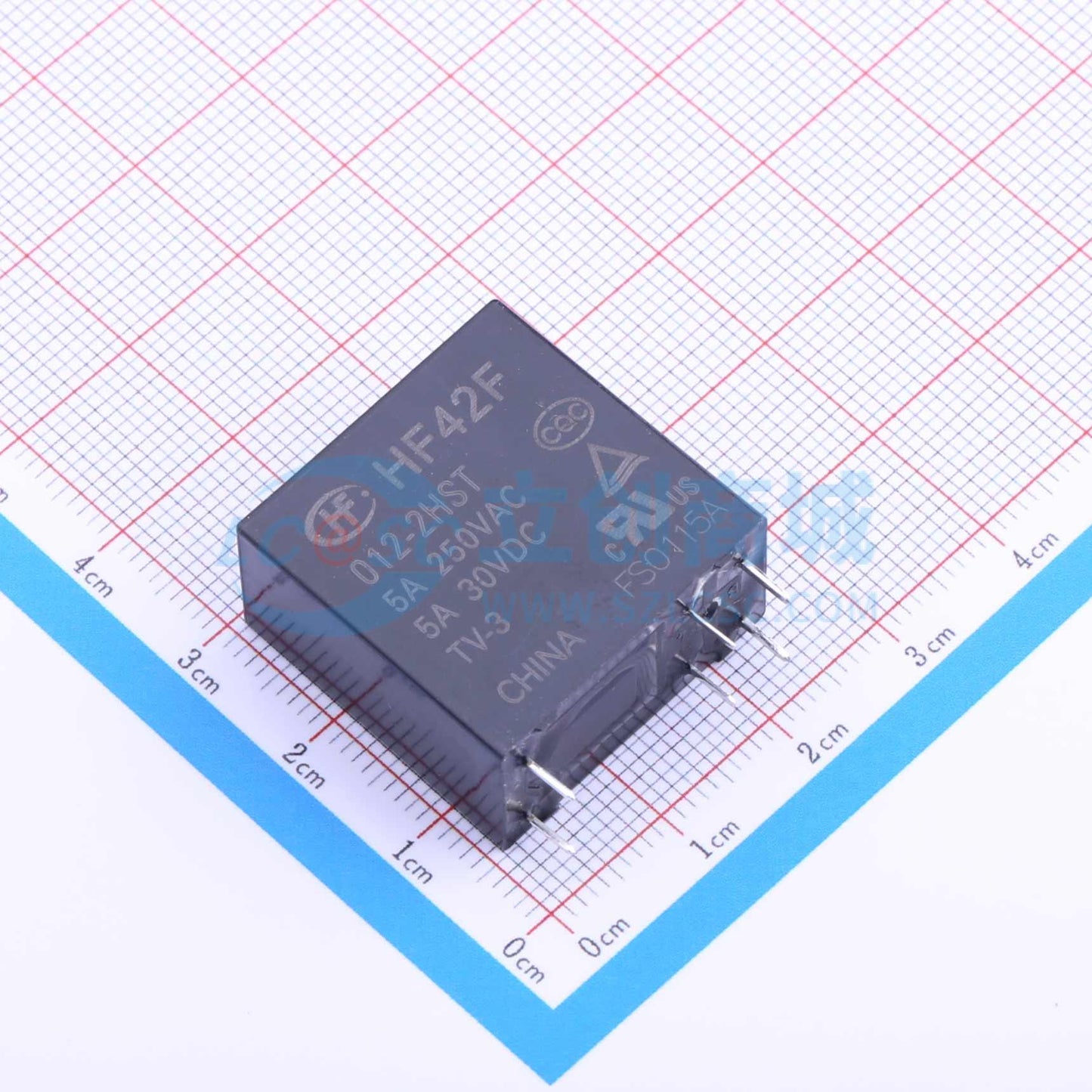 Rơ-le công suất HF42F/012-2HST HF DIP,24.4x12.8mm - Techcore Việt Nam