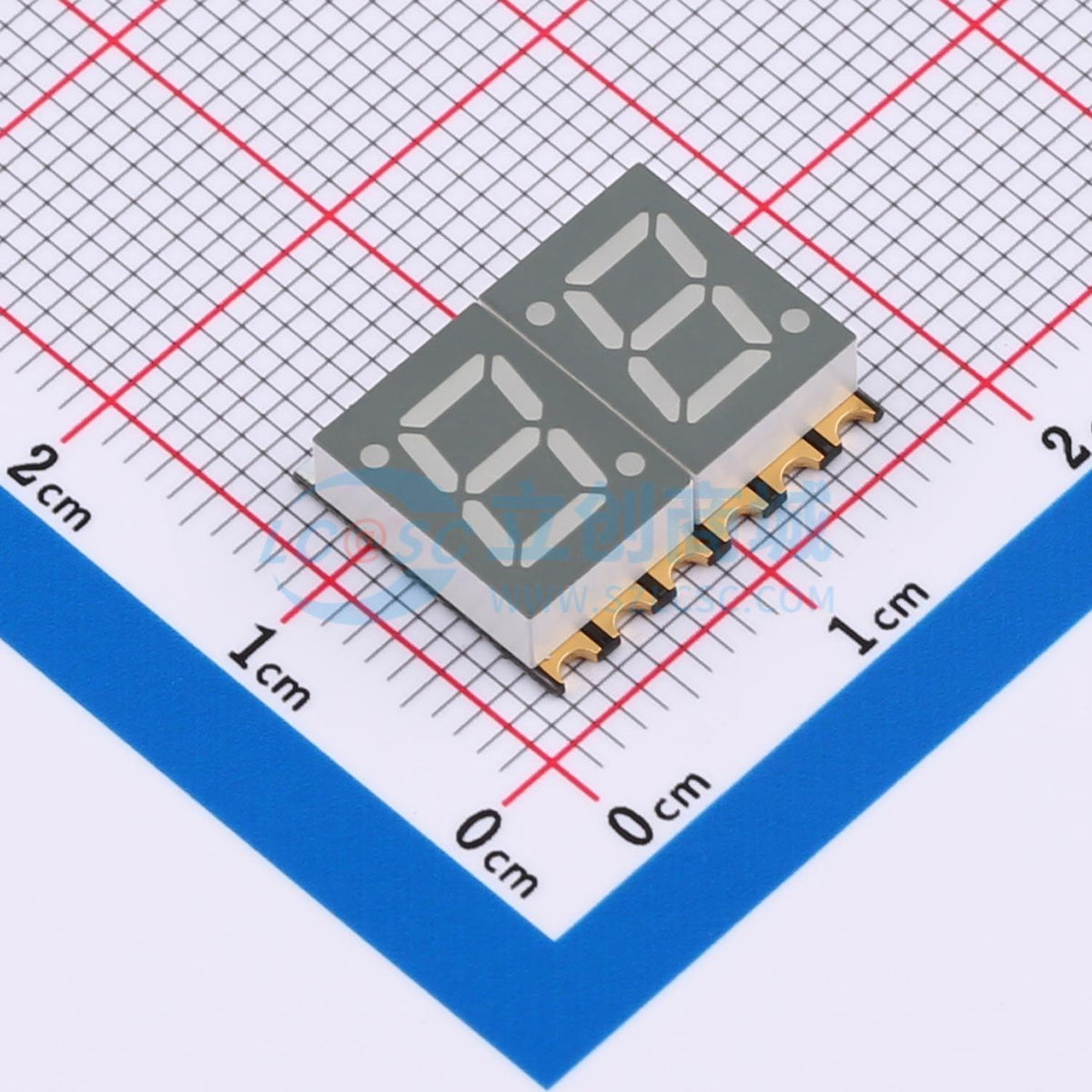 LED 7 đoạn GS2822CW-G Guangcai Display SMD,15.1x12mm Cathode chung - Techcore Việt Nam