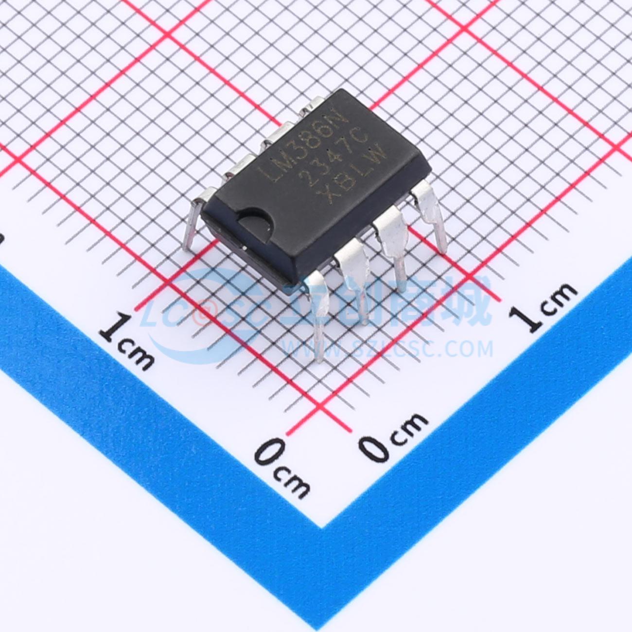 IC Khuếch Đại Công Suất Âm Thanh LM386N(XBLW) DIP-8 4–12 V Class AB 325 mW × 1 @ 8Ω - Techcore Việt Nam