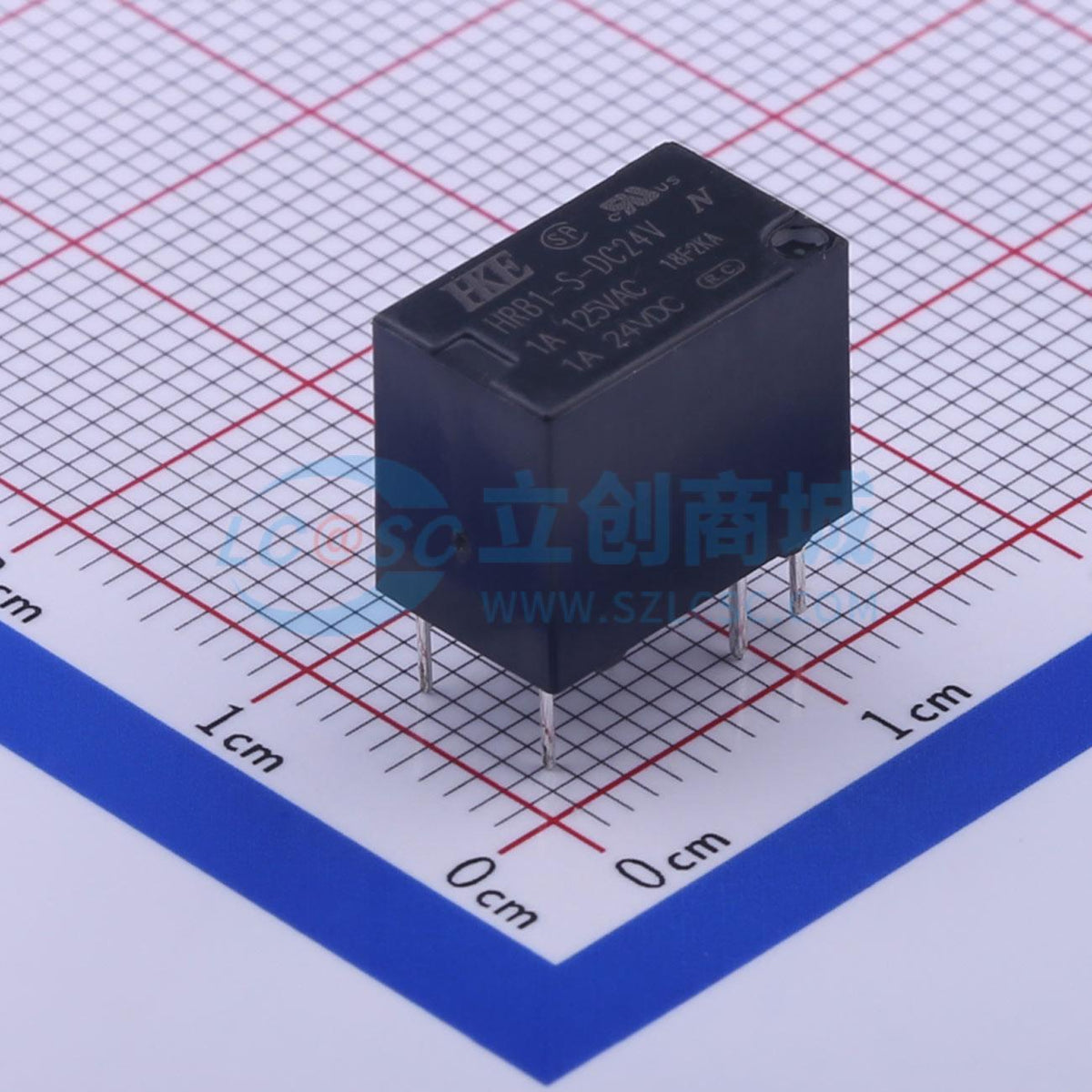 Rơ-le HRB1-S-DC24V HKE 24V DIP,12.3x7.3mm - Techcore Việt Nam