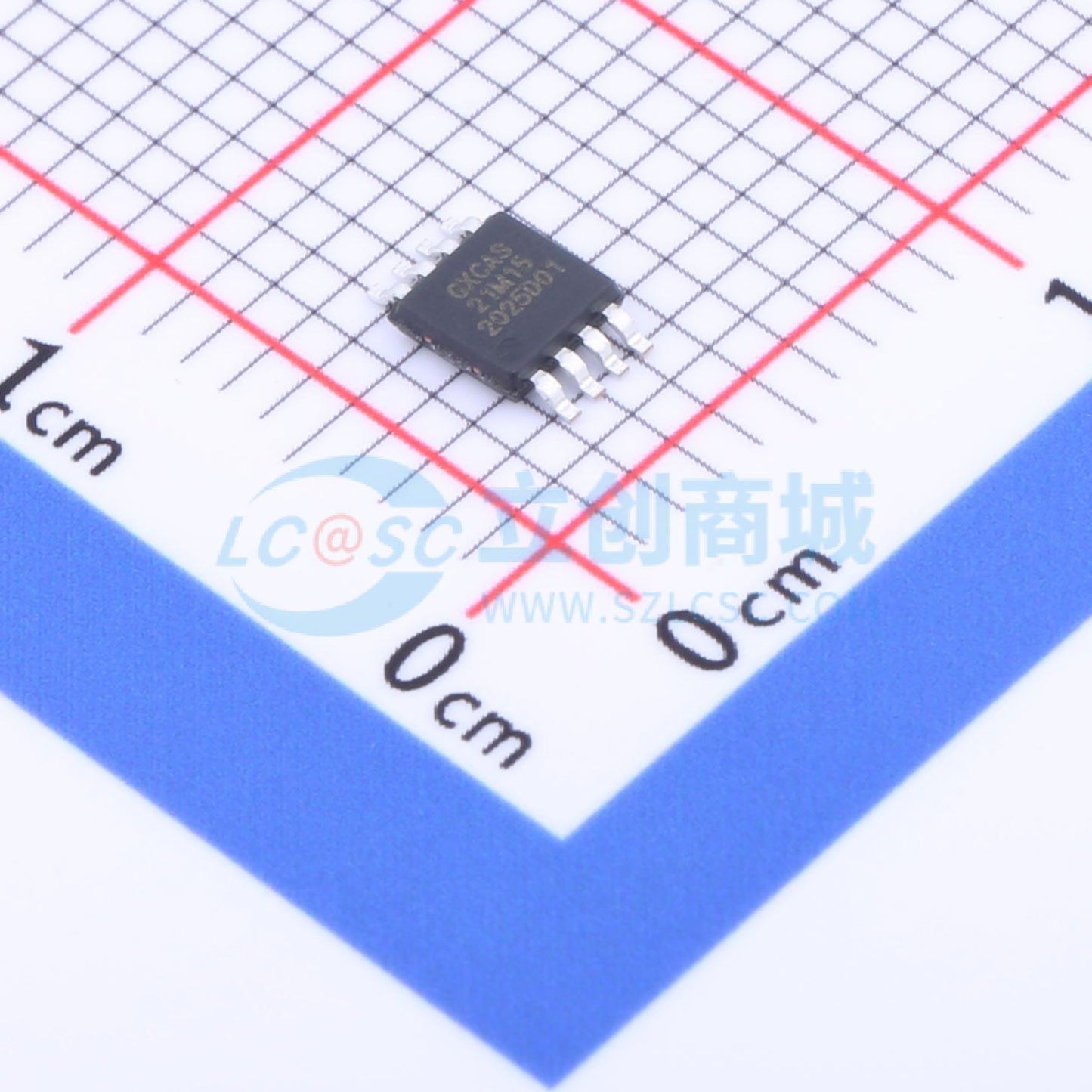 Cảm biến nhiệt độ GX21M15U GXCAS MSOP-8 -55°C~+125°C 2.8V~5.5V - Techcore Việt Nam