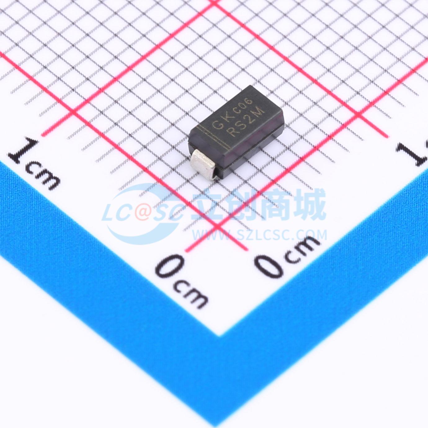 Diode phục hồi nhanh RS2M GOODWORK 1.3V@2A - Techcore Việt Nam