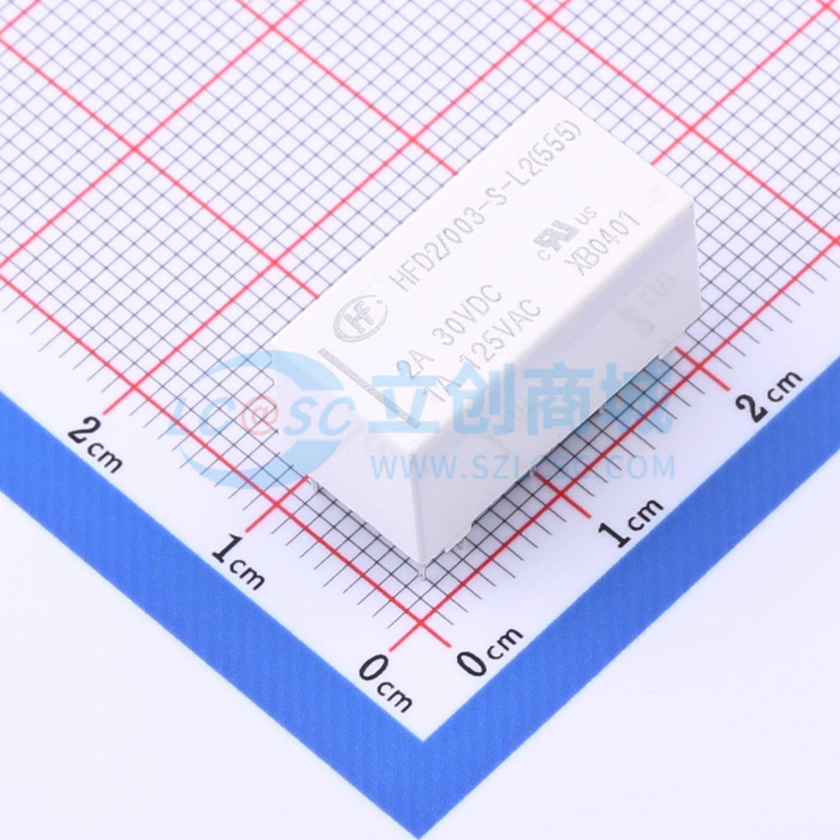 Rơ-le tín hiệu HFD2/003-S-L2 HF 3V DIP,20.2x10.2mm - Techcore Việt Nam