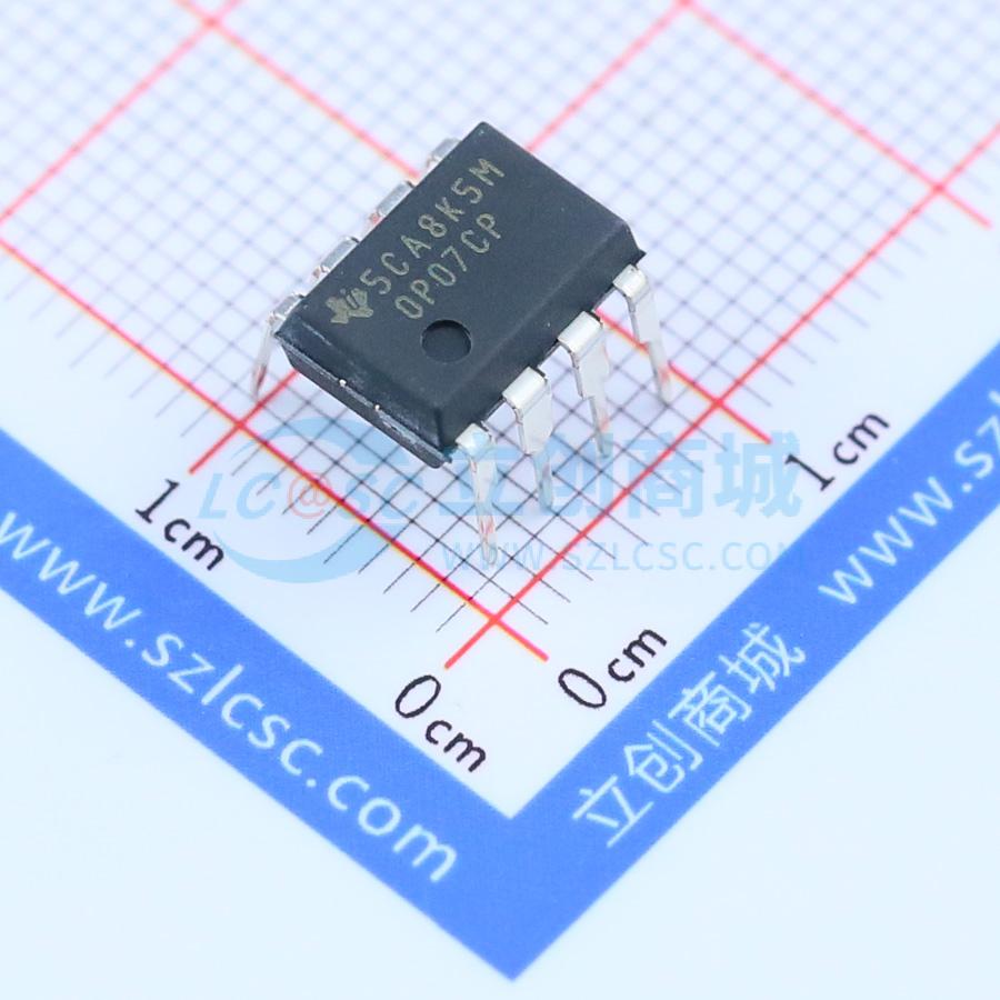 IC Khuếch Đại Thuật Toán Chính Xác OP07CP Texas Instruments PDIP-8 1 kênh -18–-3 V - Techcore Việt Nam