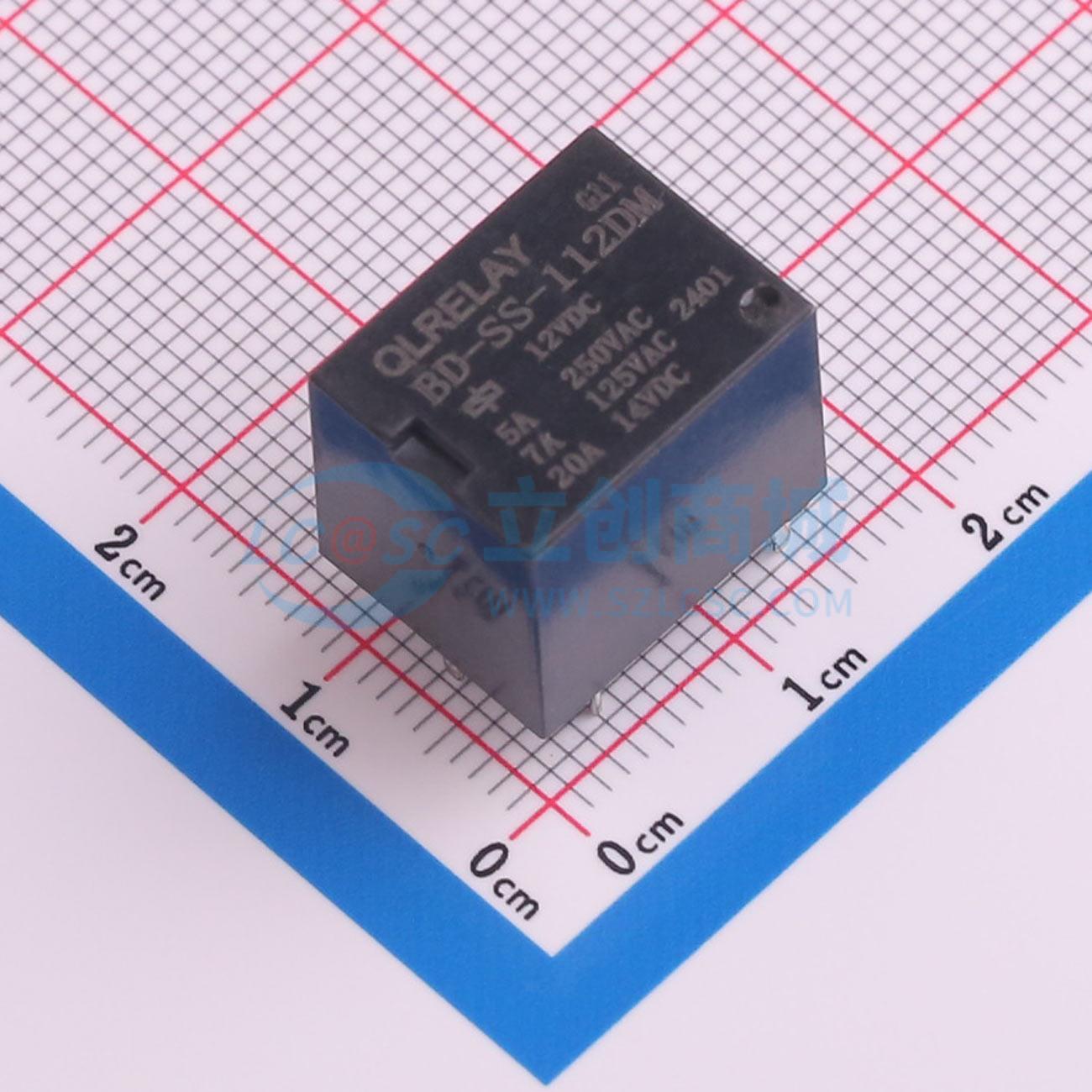 Rơ-le ô tô BD-SS-112DM QLRELAY 12V THT,15.5x12.1mm - Techcore Việt Nam