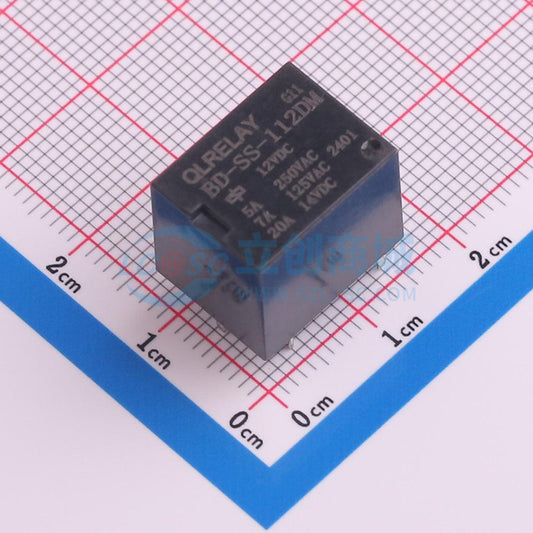 Rơ-le ô tô BD-SS-112DM QLRELAY 12V THT,15.5x12.1mm - Techcore Việt Nam