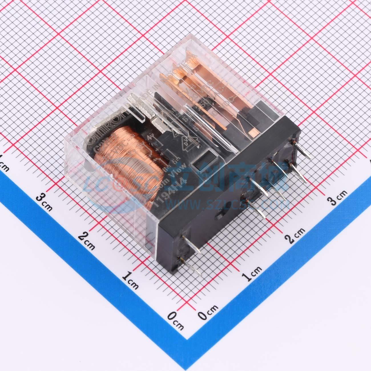Rơ-le điện tử G2R-2-DC12 OMRON DIP,28.8x12.7mm - Techcore Việt Nam