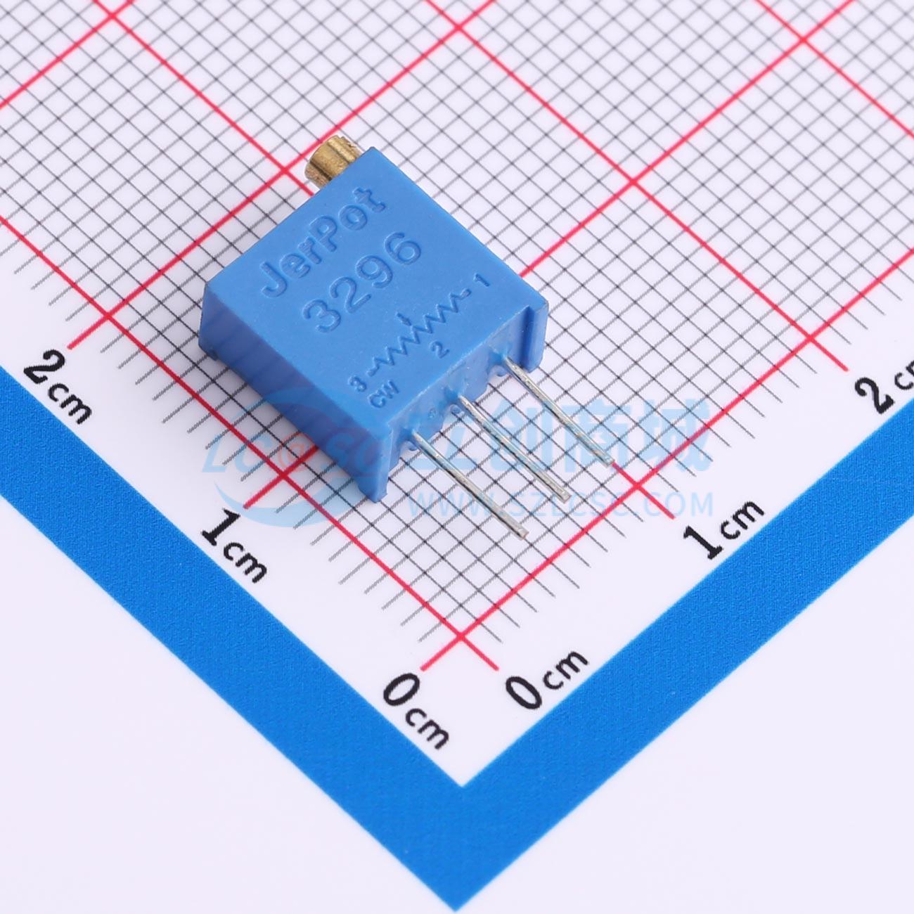Biến Trở 3296W-1-103 JIERR THT 3P 9.5×4.9mm 10kΩ ±10% 500mW - Techcore Việt Nam