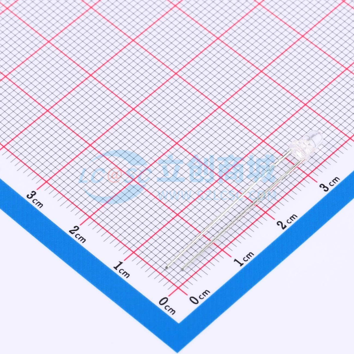 LED 204-10SURC/S530-A3-L EVERLIGHT Xuyên lỗ,D=3mm Đỏ - Techcore Việt Nam